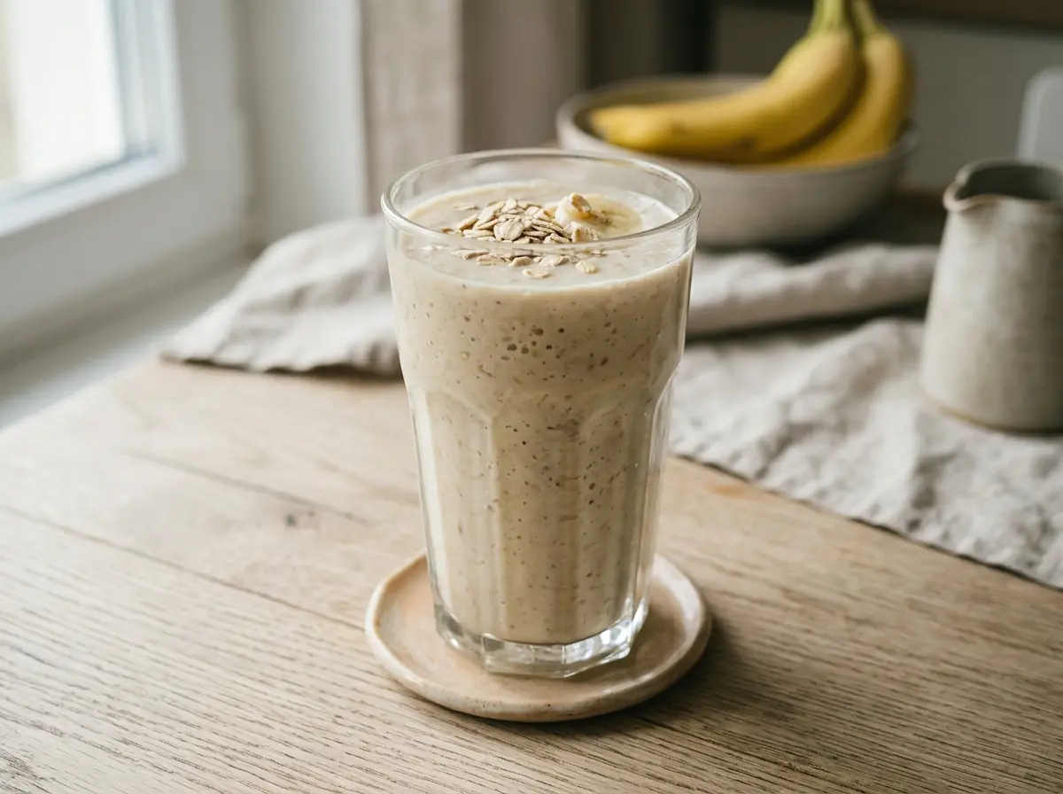 Banánové smoothie s ovesnými vločkami