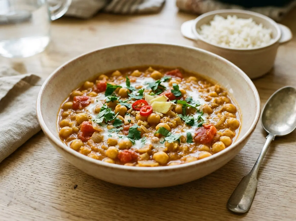 Cizrnové curry