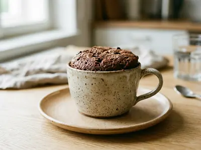 Čokoládový proteinový mugcake