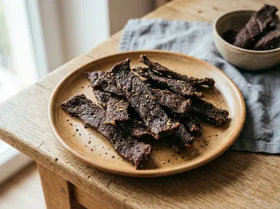 Domácí hovězí jerky v troubě