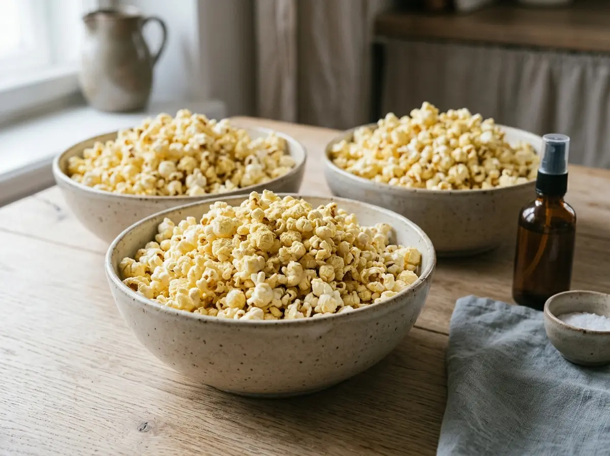 Domácí popcorn bez tuku