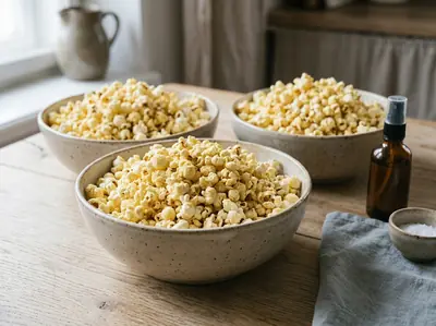 Domácí popcorn bez tuku