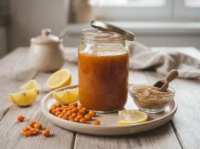 Domácí rakytníkový sirup za studena