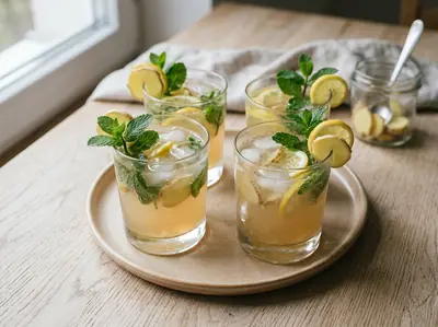 Domácí zázvorová limonáda