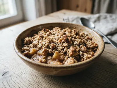 Jablečný crumble