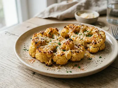 Květák z trouby s parmezánem