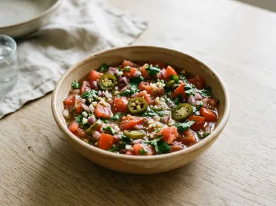 Pikantní rajčatová salsa s koriandrem