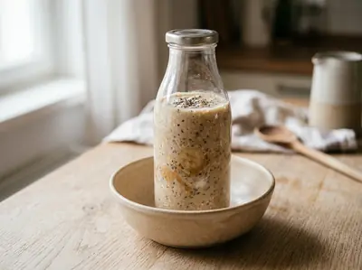Lahvové smoothie k snídani na cesty