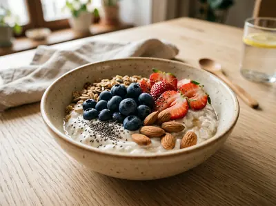 Snídaňová bowl s jogurtem a ovocem