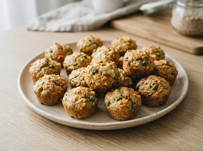 Zeleninové mini muffiny pro děti